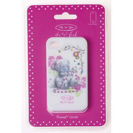 Sketchbook Sitting Me to You Bear iPhone 4 Cover Extra Image 1